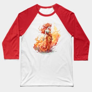 Priestess of Sacred Fire Baseball T-Shirt